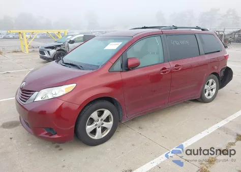 2015 Toyota Sienna Le 8 Passenger from USA, damaged, VIN 5TDKK3DC6FS542850